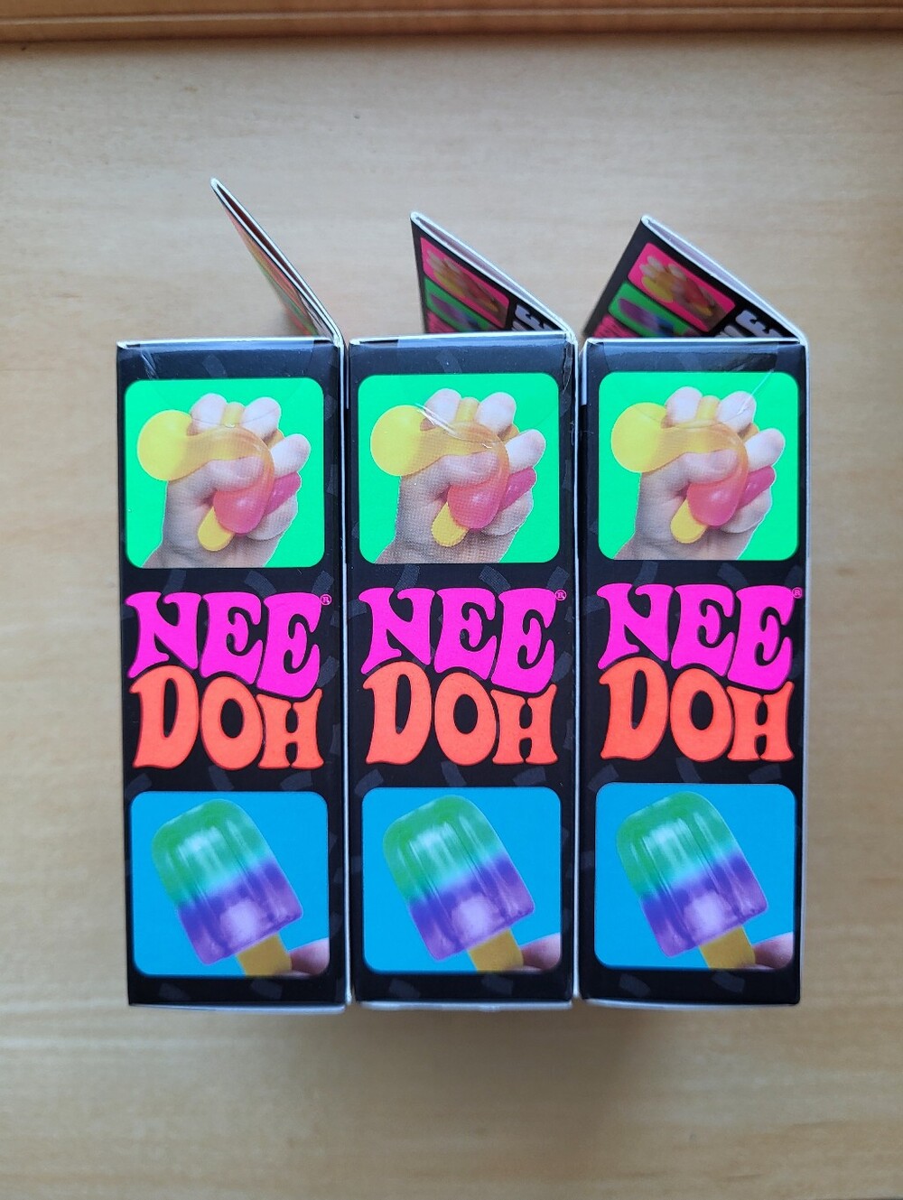 NEW NeeDoh Nice-Sicle Popsicle Set Bundle, COMPLETE SET, Nee Doh - Picture 4 of 8